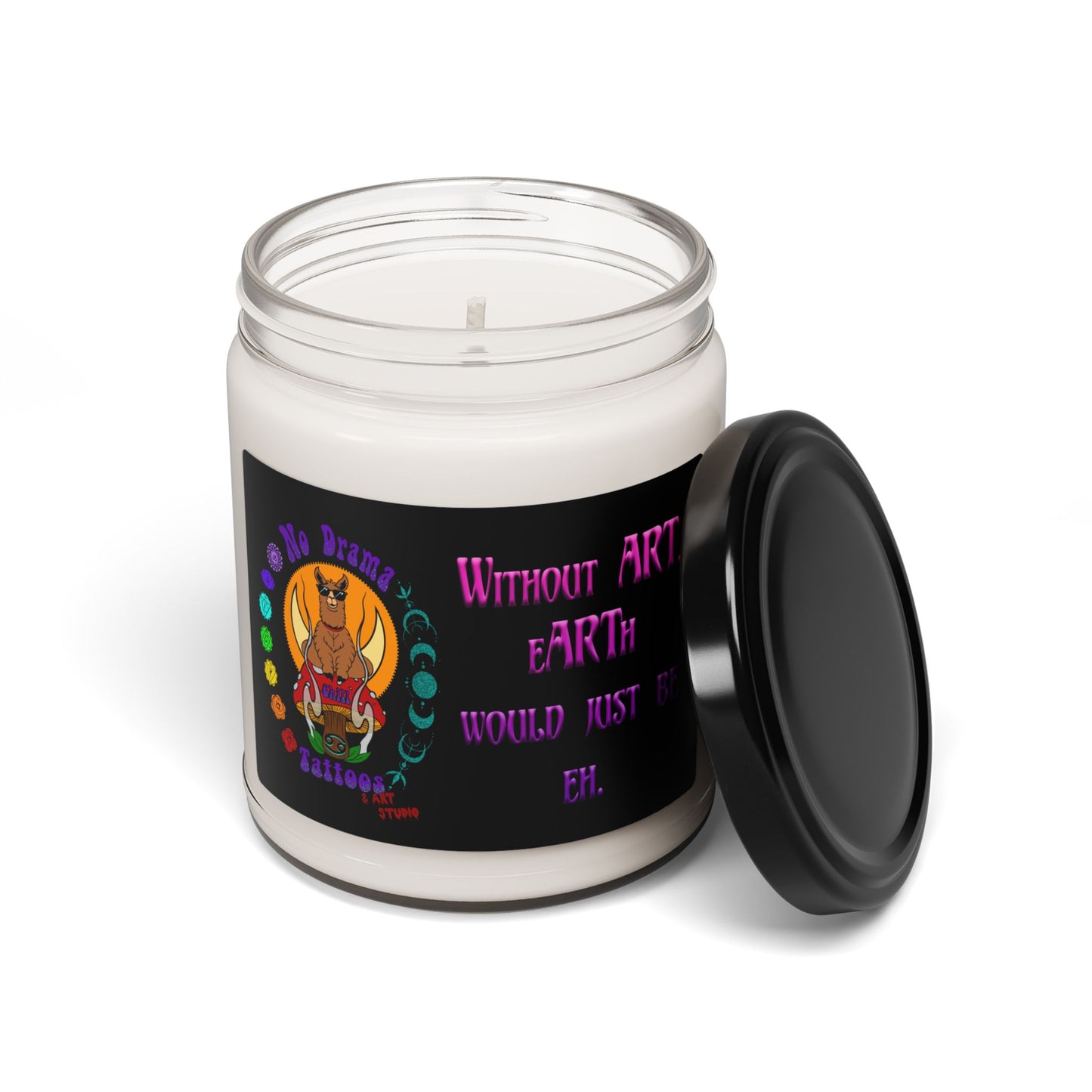 Artistic Scented Soy Candle, Relaxing Home Fragrance, Unique Gift for Art Lovers, Eco-Friendly Candles, Birthday & Holiday Decor