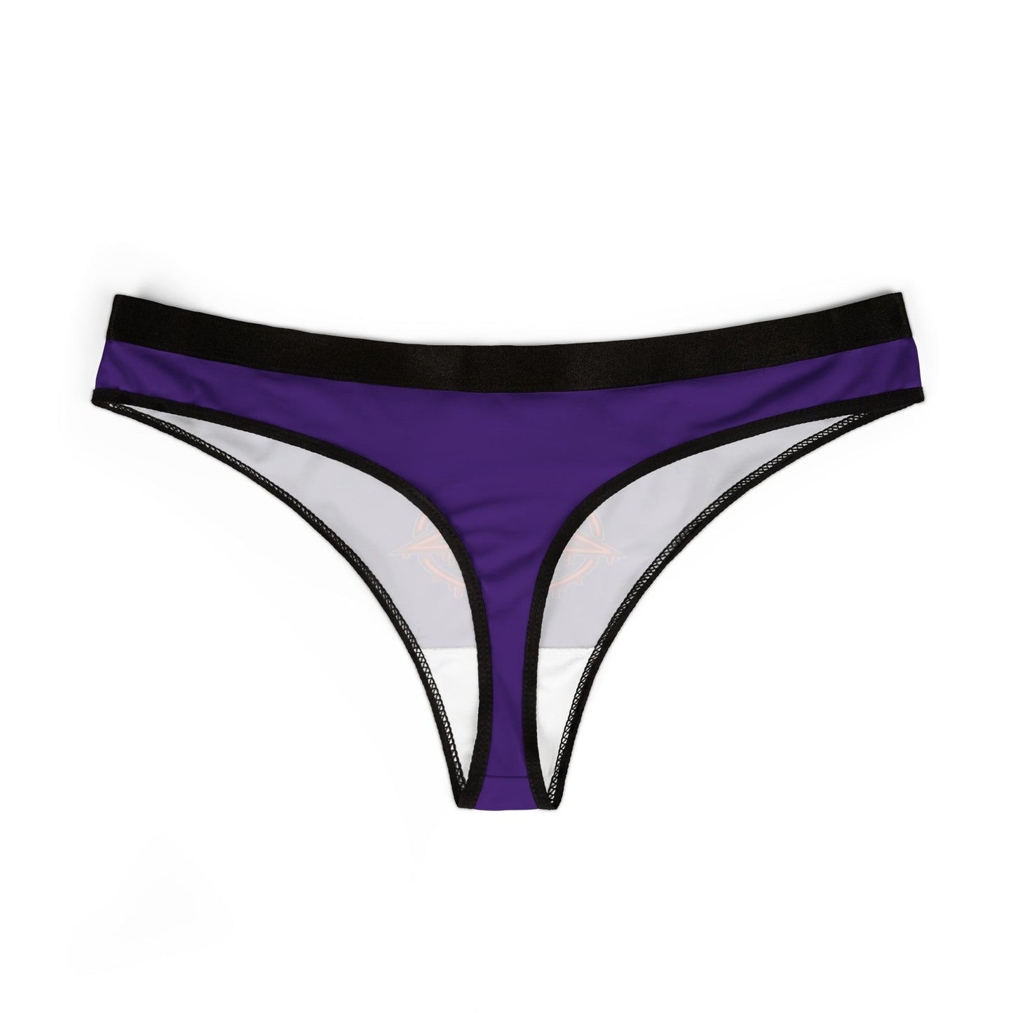Cute as Hell Women's Thongs, Fun Underwear, AOP Panties, Gift for Her, Lingerie for Celebrations