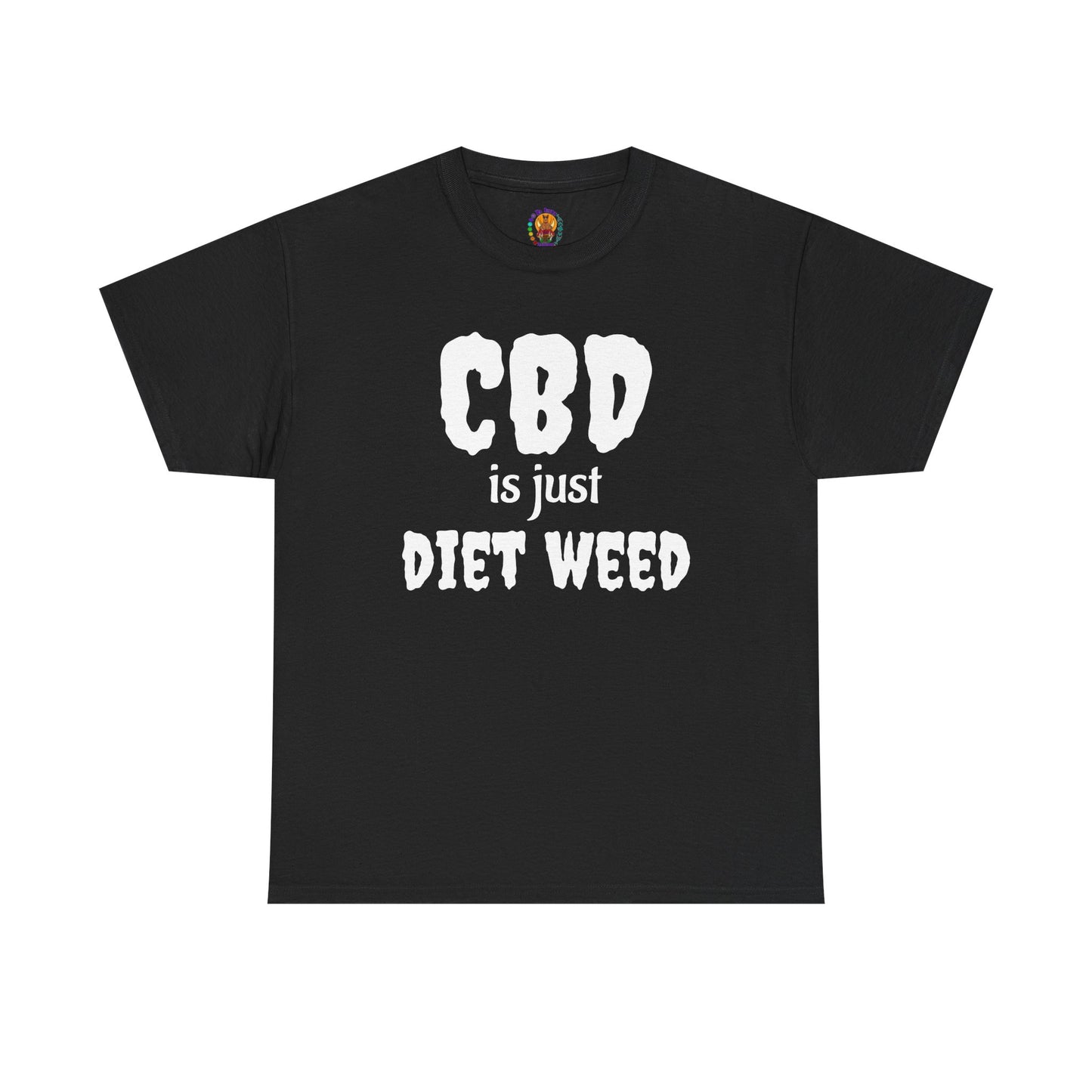 Funny CBD Diet Weed Tee, Unisex Cotton T-Shirt, Humorous Gift for Him/Her, Perfect for Casual Outings, Gifts for Friends