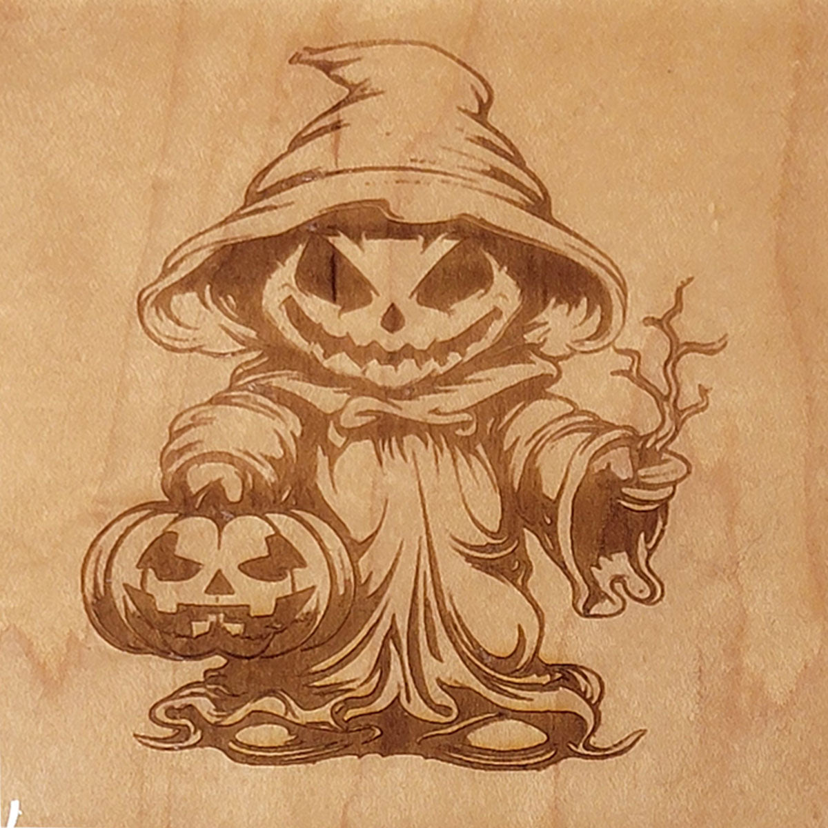 Handcrafted 4x4 Wooden Drink Coasters with Laser-Etched Hand-Drawn Designs