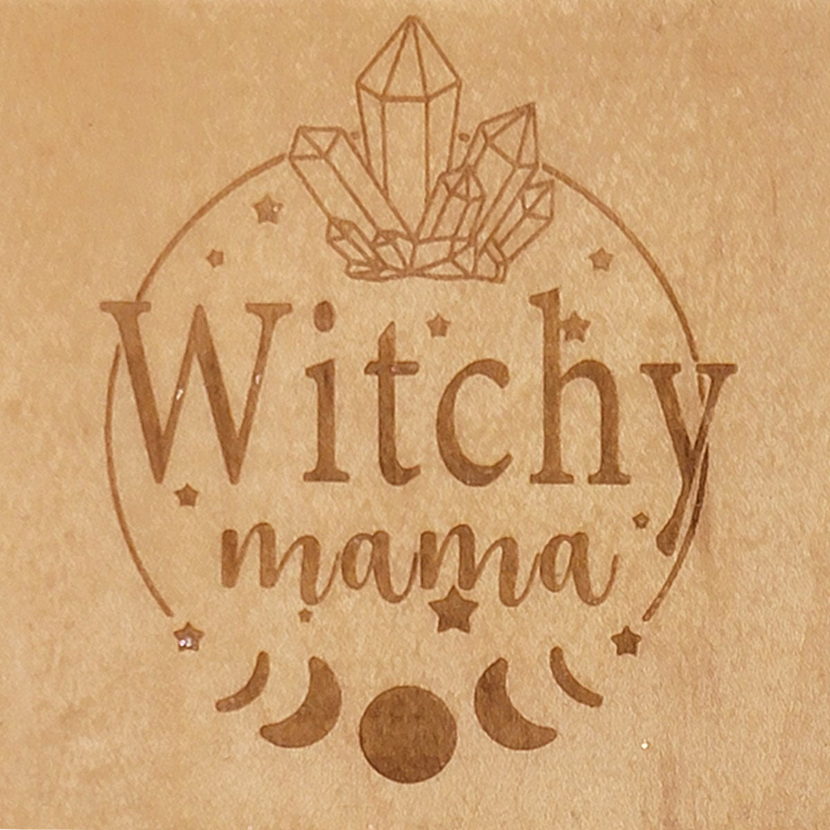 Handcrafted 4x4 Wooden Drink Coasters with Laser-Etched Hand-Drawn Designs