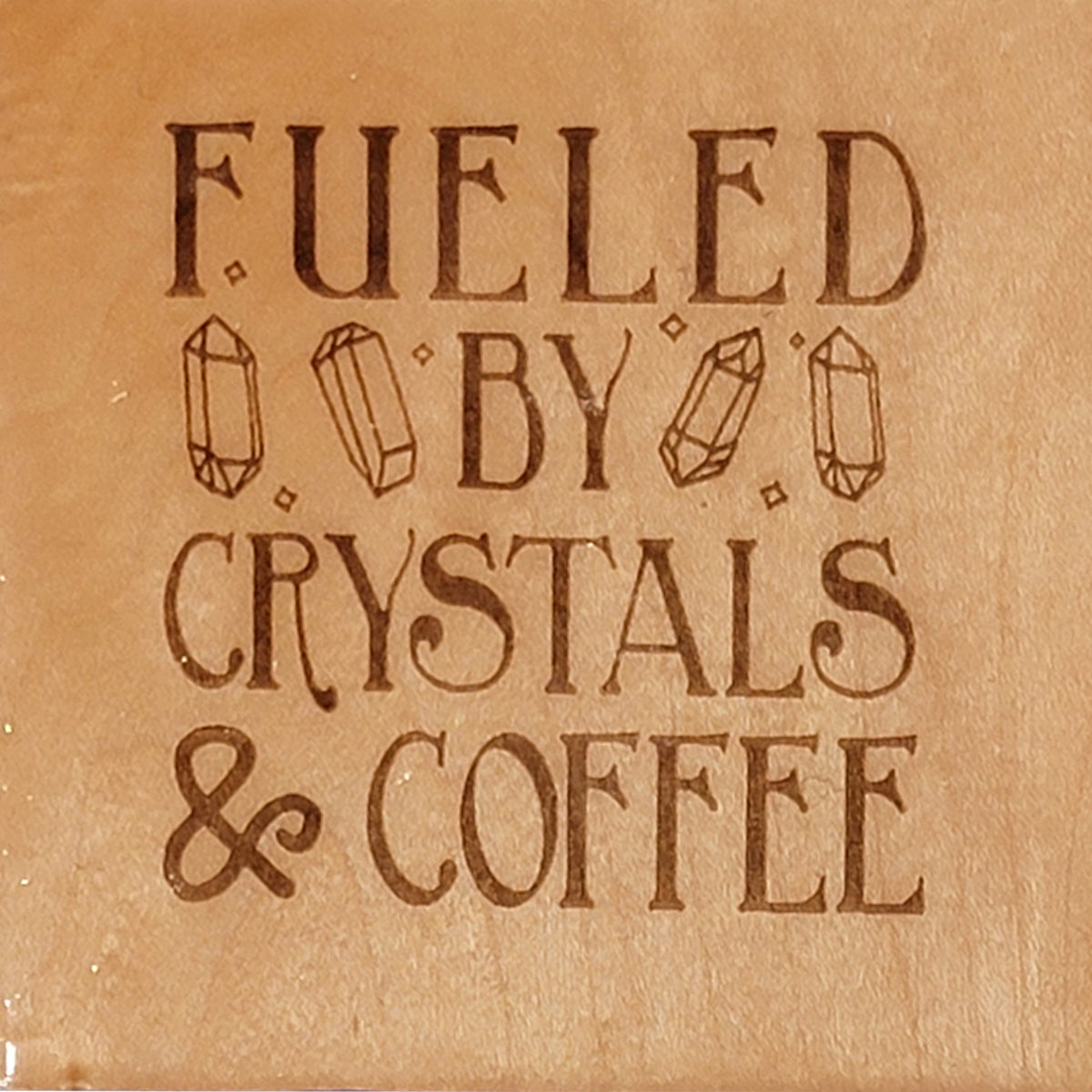 Handcrafted 4x4 Wooden Drink Coasters with Laser-Etched Hand-Drawn Designs