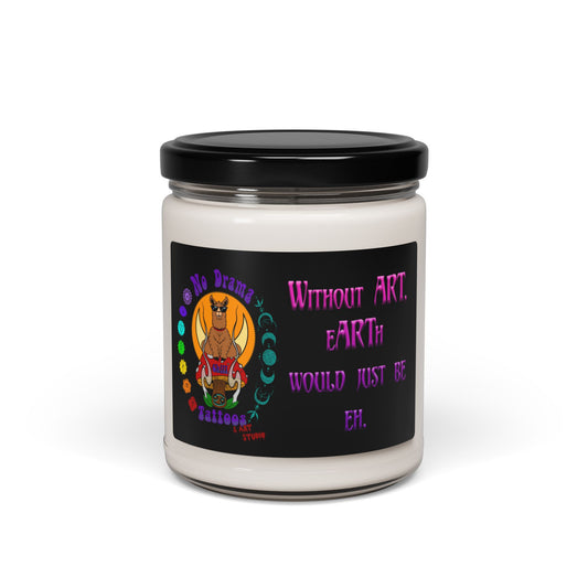 Artistic Scented Soy Candle, Relaxing Home Fragrance, Unique Gift for Art Lovers, Eco-Friendly Candles, Birthday & Holiday Decor
