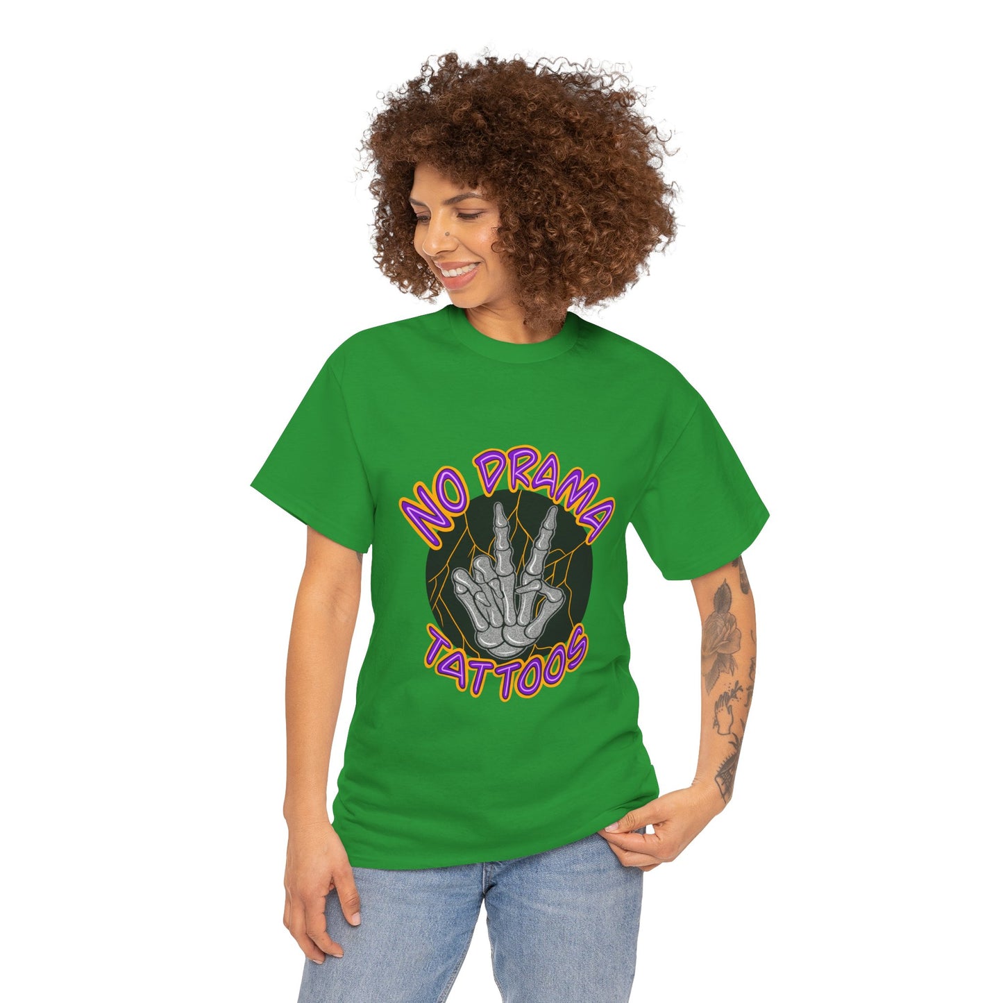 No Drama Tattoos Tee | Unisex Heavy Cotton Tee for Tattoo Lovers, Gift for Artists, Casual Wear, Tattoo Convention Apparel, Unique [...]