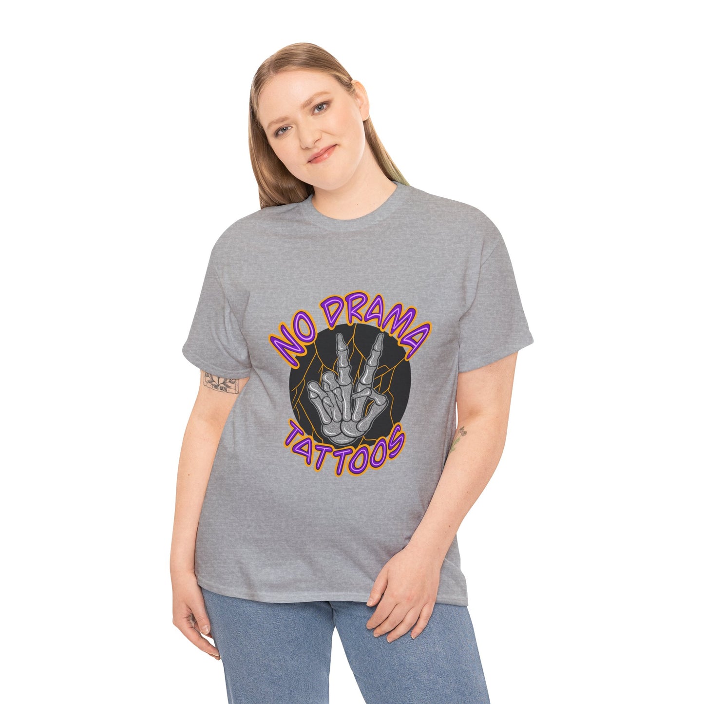No Drama Tattoos Tee | Unisex Heavy Cotton Tee for Tattoo Lovers, Gift for Artists, Casual Wear, Tattoo Convention Apparel, Unique [...]