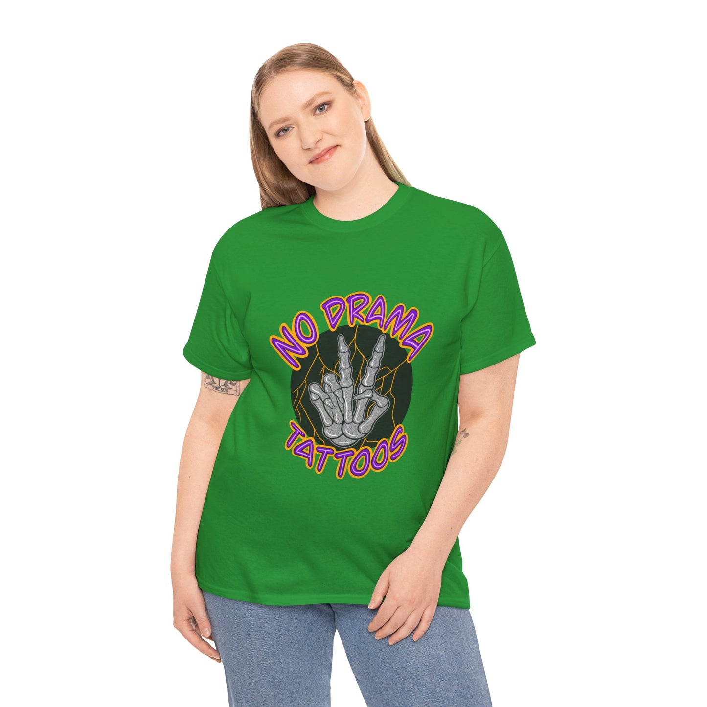 No Drama Tattoos Tee | Unisex Heavy Cotton Tee for Tattoo Lovers, Gift for Artists, Casual Wear, Tattoo Convention Apparel, Unique [...]