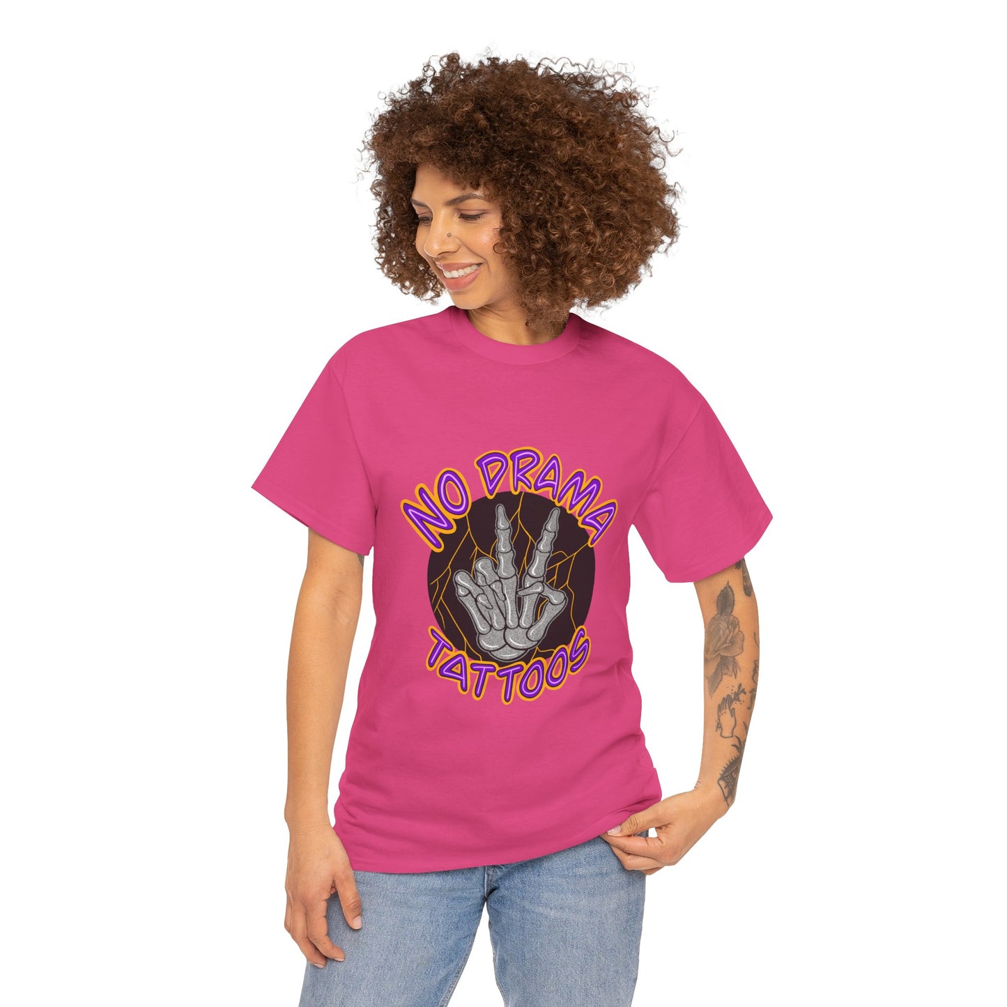 No Drama Tattoos Tee | Unisex Heavy Cotton Tee for Tattoo Lovers, Gift for Artists, Casual Wear, Tattoo Convention Apparel, Unique [...]