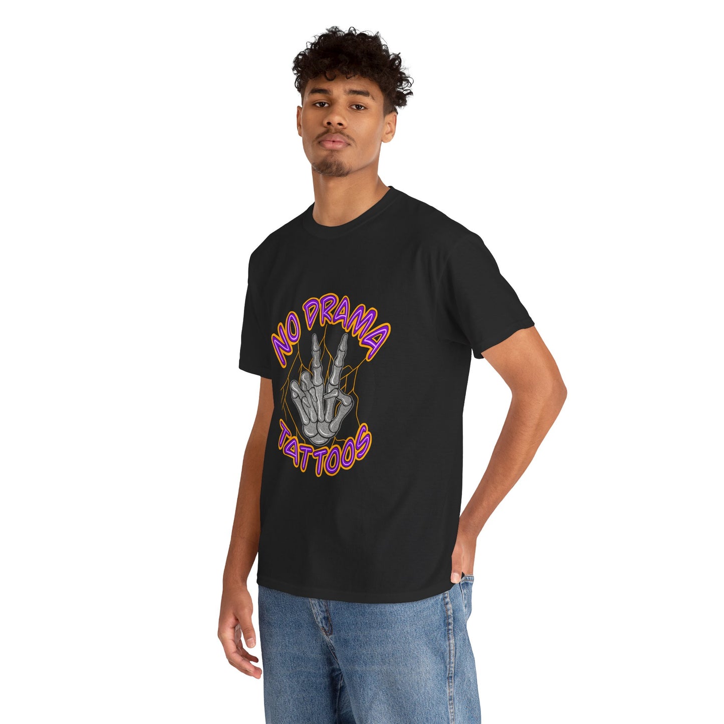 No Drama Tattoos Tee | Unisex Heavy Cotton Tee for Tattoo Lovers, Gift for Artists, Casual Wear, Tattoo Convention Apparel, Unique [...]
