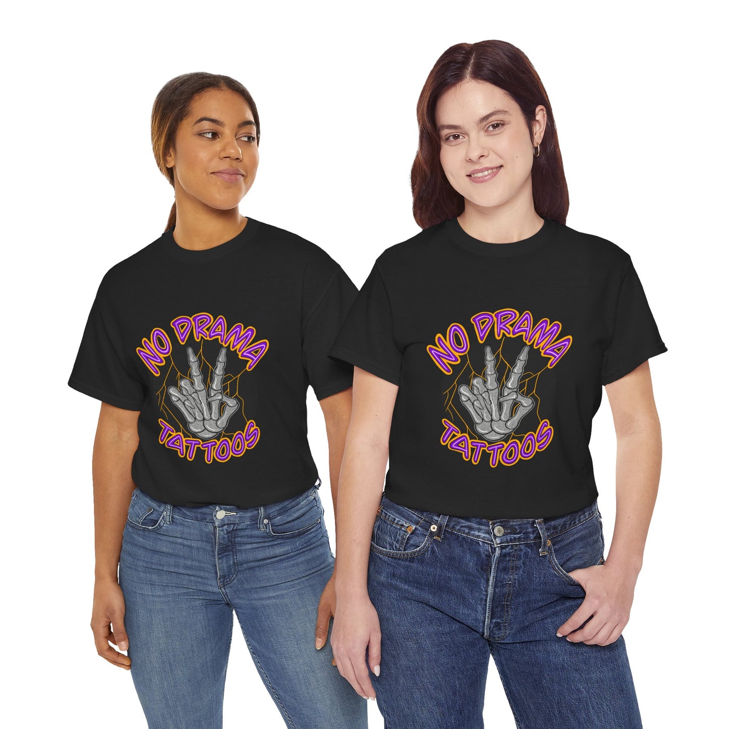 No Drama Tattoos Tee | Unisex Heavy Cotton Tee for Tattoo Lovers, Gift for Artists, Casual Wear, Tattoo Convention Apparel, Unique [...]