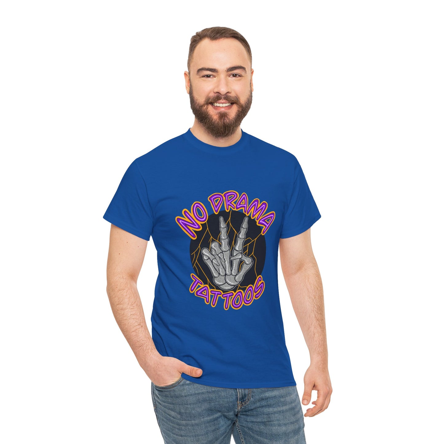 No Drama Tattoos Tee | Unisex Heavy Cotton Tee for Tattoo Lovers, Gift for Artists, Casual Wear, Tattoo Convention Apparel, Unique [...]