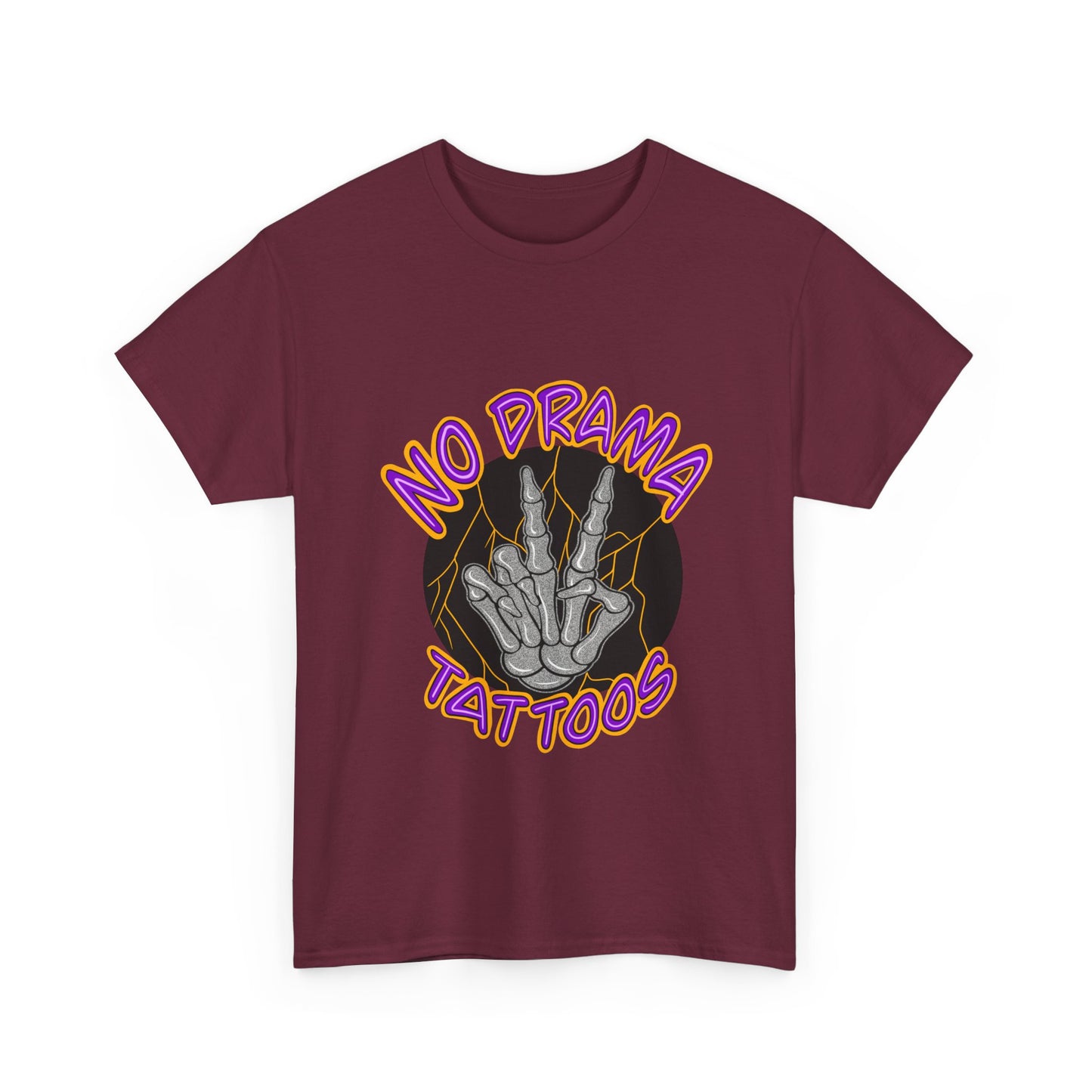 No Drama Tattoos Tee | Unisex Heavy Cotton Tee for Tattoo Lovers, Gift for Artists, Casual Wear, Tattoo Convention Apparel, Unique [...]