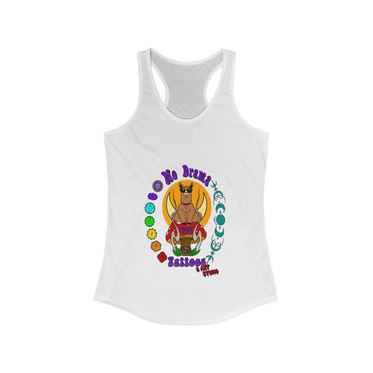 No Drama Tattoos Racerback Tank Top Shirt