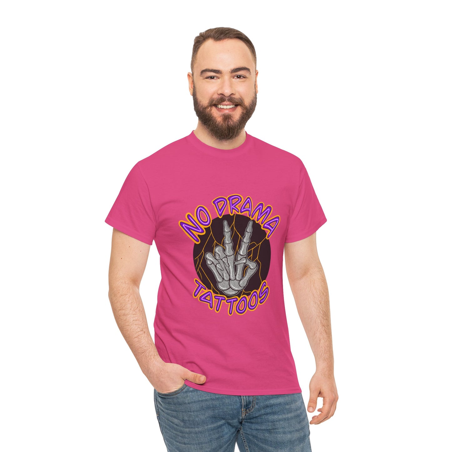 No Drama Tattoos Tee | Unisex Heavy Cotton Tee for Tattoo Lovers, Gift for Artists, Casual Wear, Tattoo Convention Apparel, Unique [...]