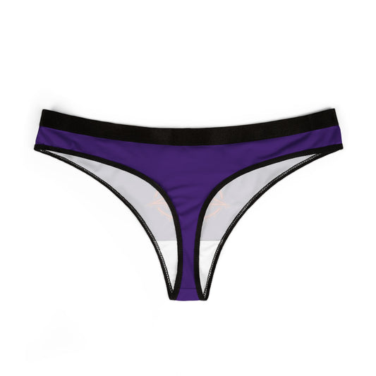 Cute as Hell Women's Thongs, Fun Underwear, AOP Panties, Gift for Her, Lingerie for Celebrations