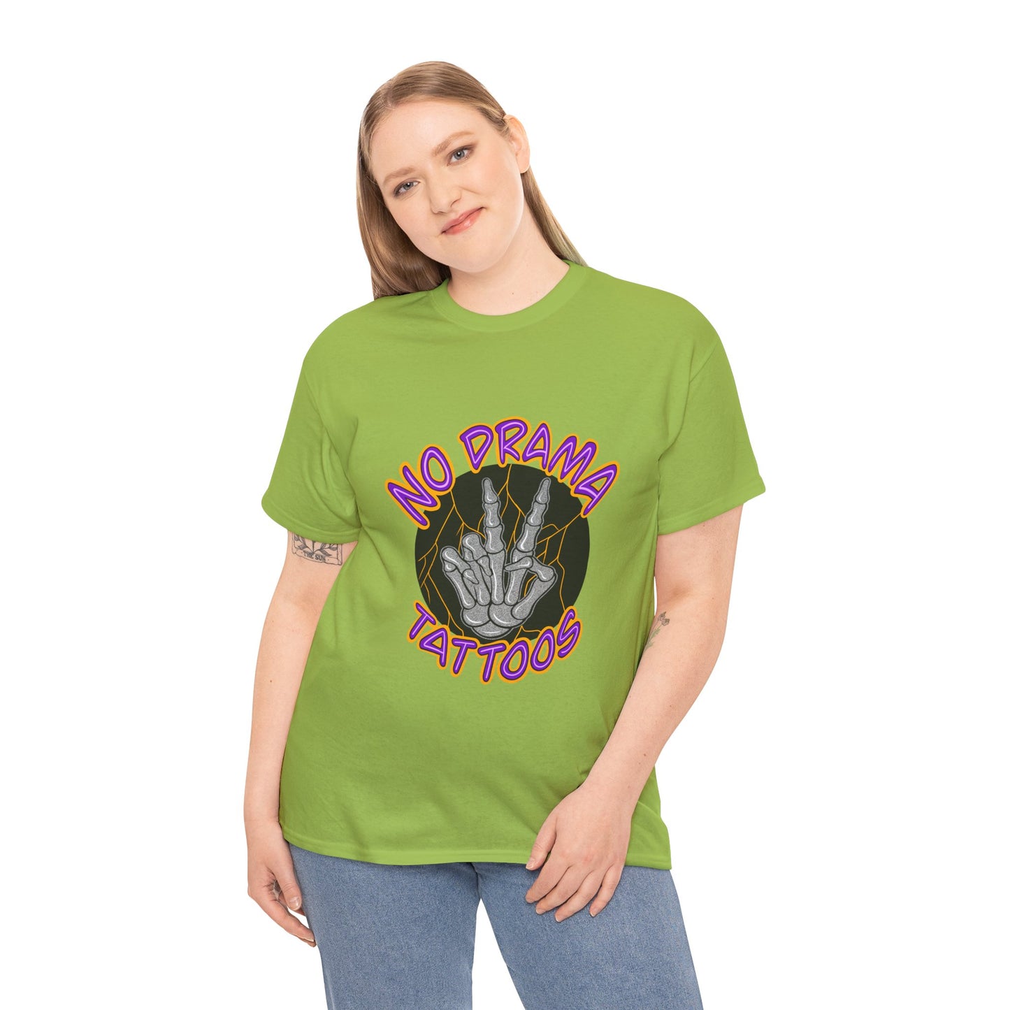 No Drama Tattoos Tee | Unisex Heavy Cotton Tee for Tattoo Lovers, Gift for Artists, Casual Wear, Tattoo Convention Apparel, Unique [...]