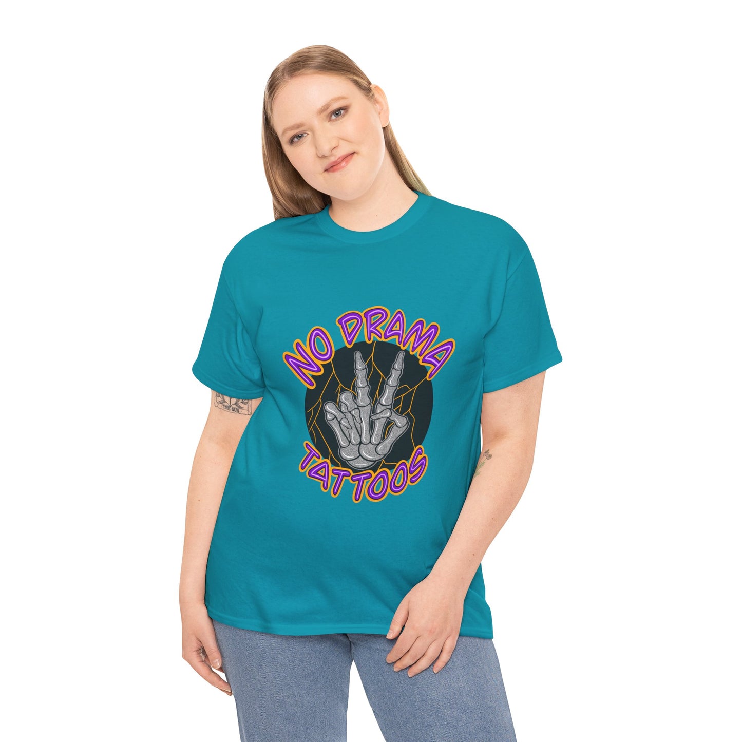 No Drama Tattoos Tee | Unisex Heavy Cotton Tee for Tattoo Lovers, Gift for Artists, Casual Wear, Tattoo Convention Apparel, Unique [...]