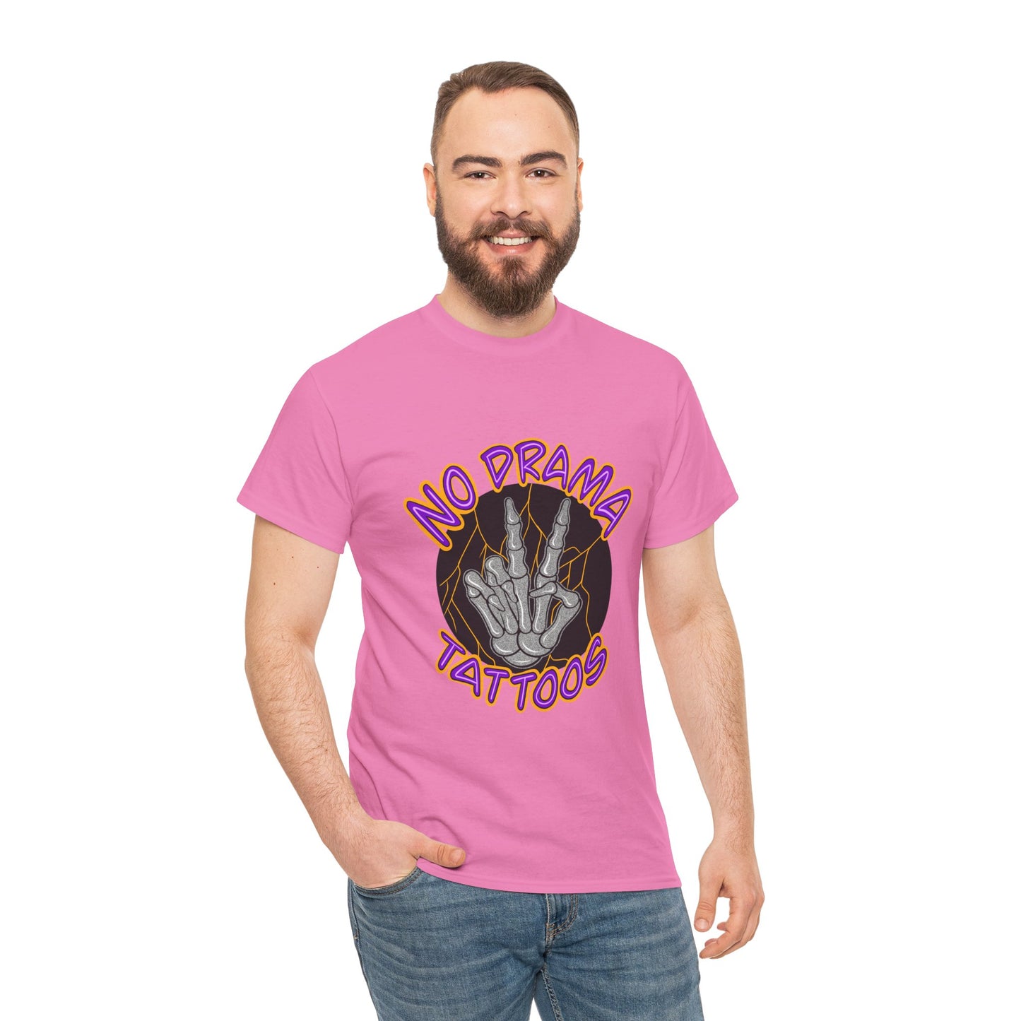 No Drama Tattoos Tee | Unisex Heavy Cotton Tee for Tattoo Lovers, Gift for Artists, Casual Wear, Tattoo Convention Apparel, Unique [...]